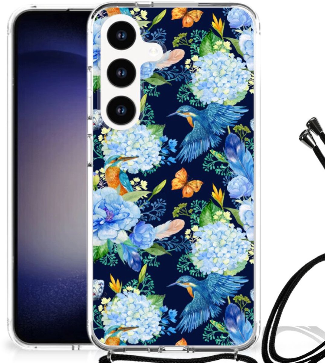 Case Anti-shock voor Samsung Galaxy S24 IJsvogel