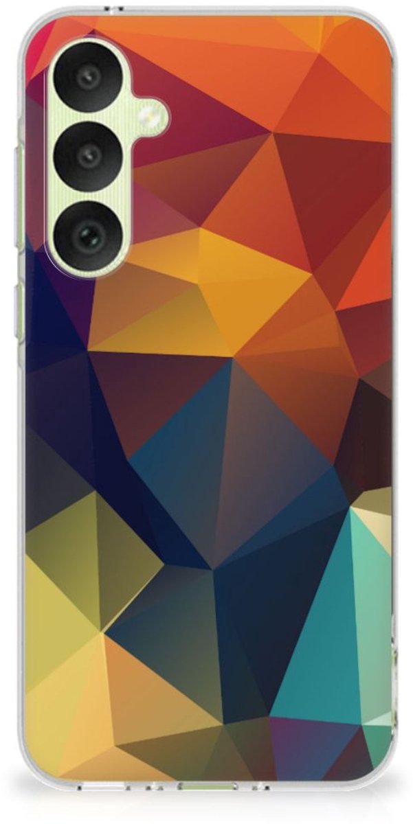 Samsung Galaxy A35 TPU Hoesje Polygon Color