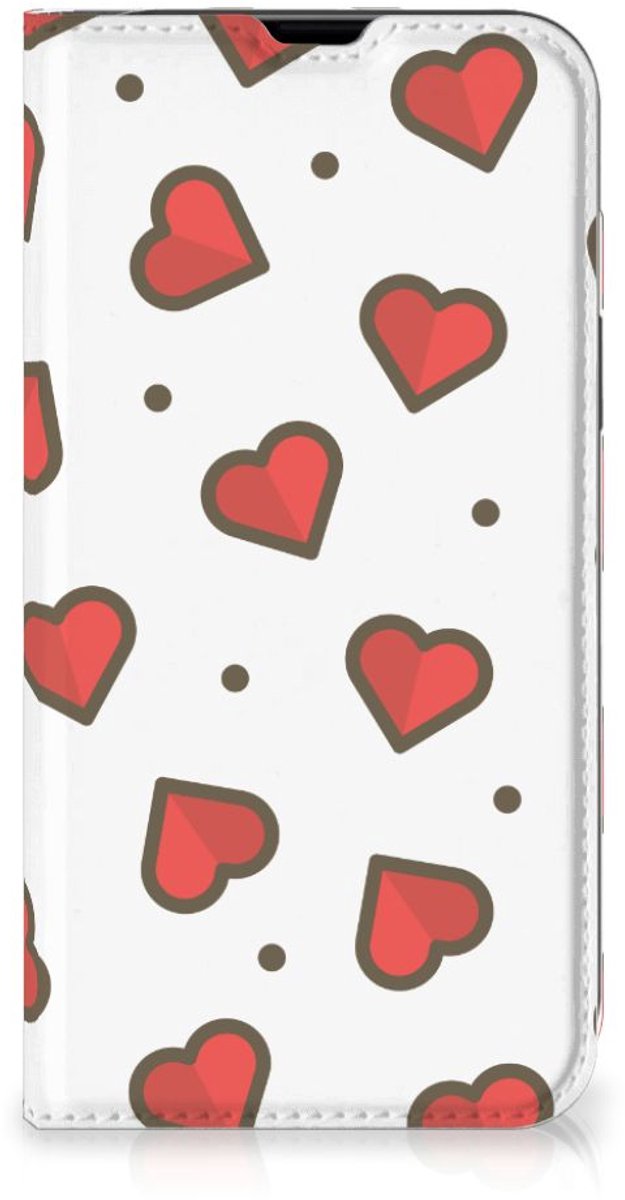 iPhone 13 Hoesje met Magneet Hearts