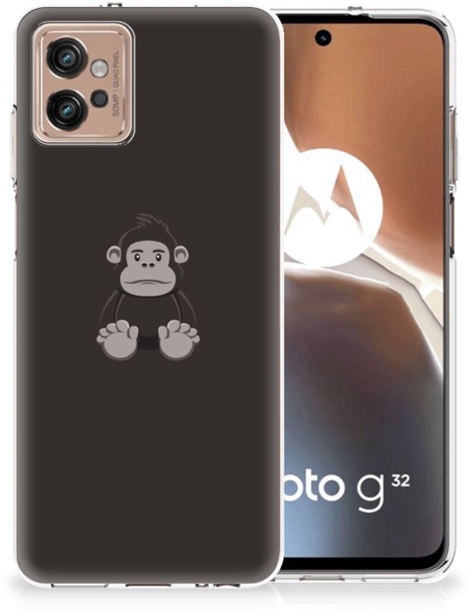 Motorola Moto G32 Telefoonhoesje met Naam Gorilla