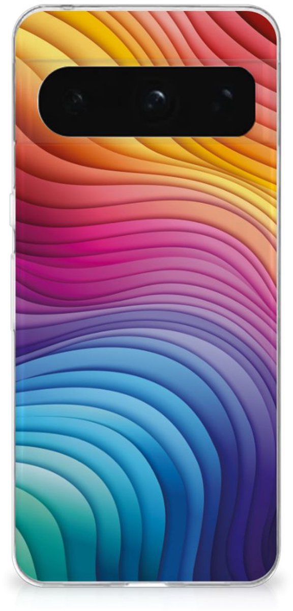 TPU Hoesje voor Google Pixel 8 Pro Regenboog