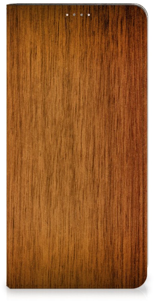 Samsung Galaxy A14 5G Book Wallet Case Donker Hout