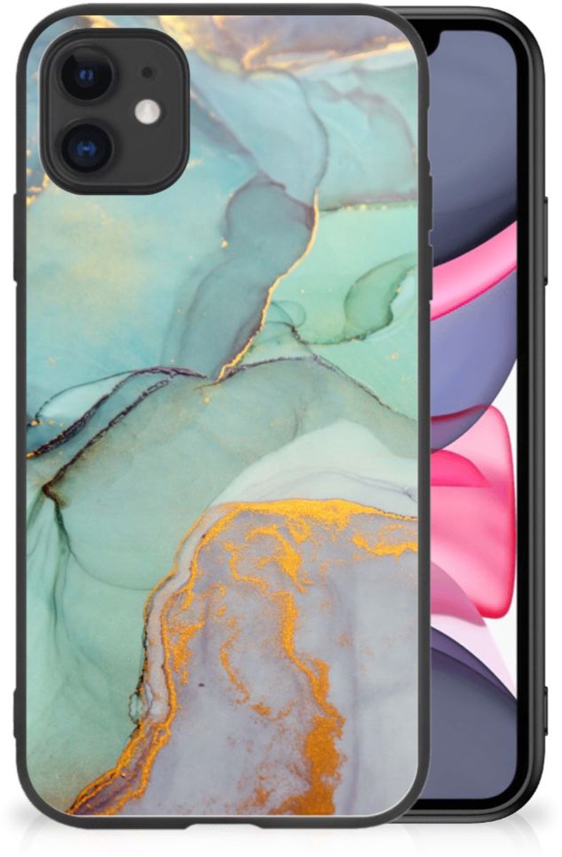 Kleurrijke Telefoonhoesje voor iPhone 11 Watercolor Mix