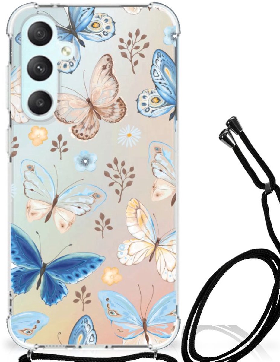 Case Anti-shock voor Samsung Galaxy S23 FE Vlinder