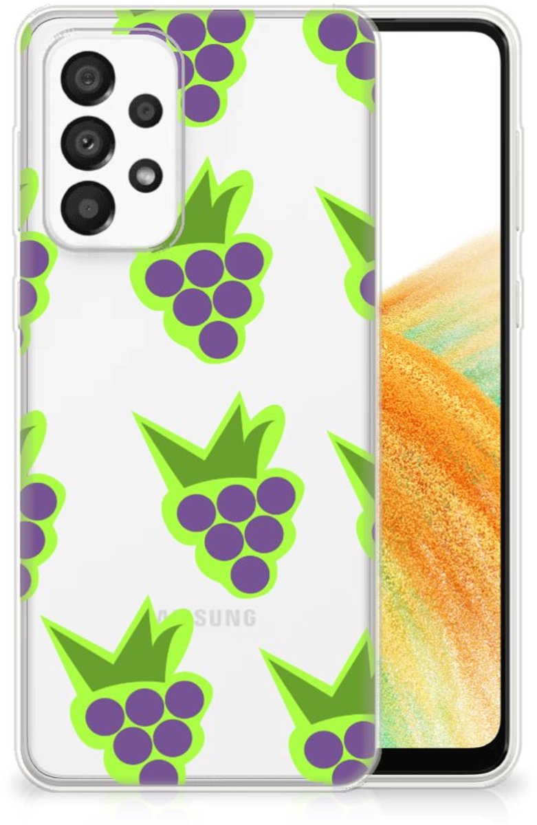 TPU Hoesje voor Samsung Galaxy A33 5G Siliconen Case Druiven