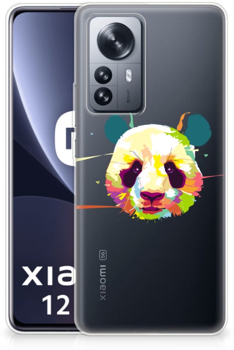 Xiaomi 12 Pro Telefoonhoesje met Naam Panda Color