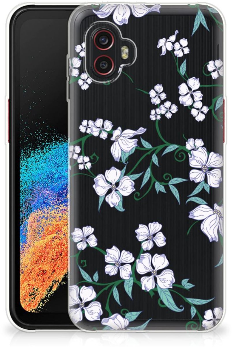 Back Cover voor Samsung Galaxy Xcover 6 Pro Uniek TPU Case Blossom White