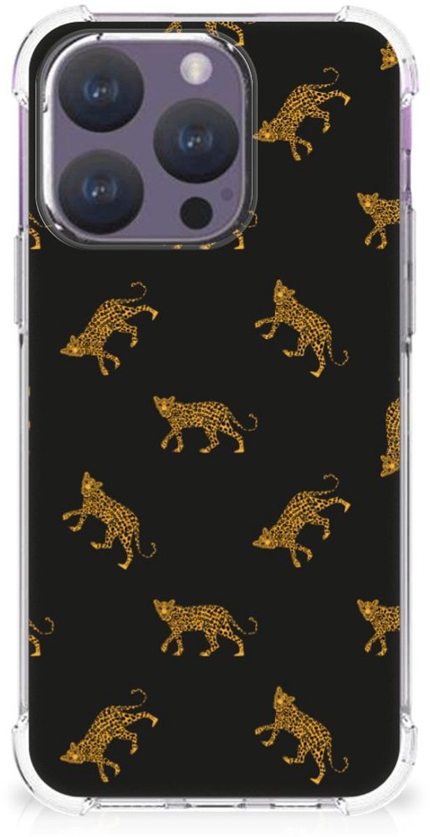 Back Cover voor Case Anti-shock voor iPhone 15 Pro Leopards