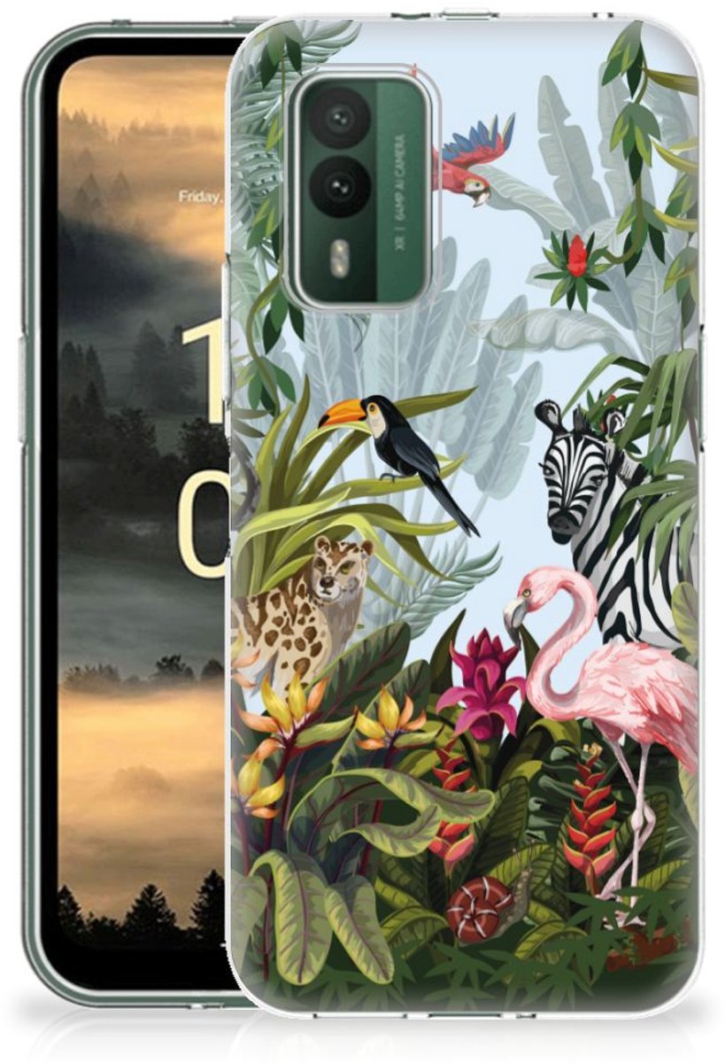 TPU Hoesje voor Nokia XR21 Jungle