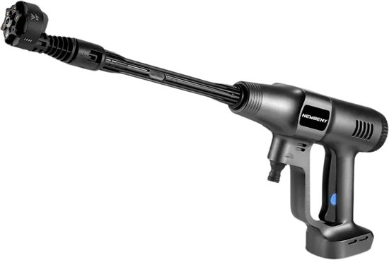 PolderGoods - 6 in 1 hogedrukreiniger - terrasreiniger - Hogedrukreiniger Auto - Hogedrukreiniger Accu| 2x 18V Batterij | 3500W,500PSI | Draadloze
