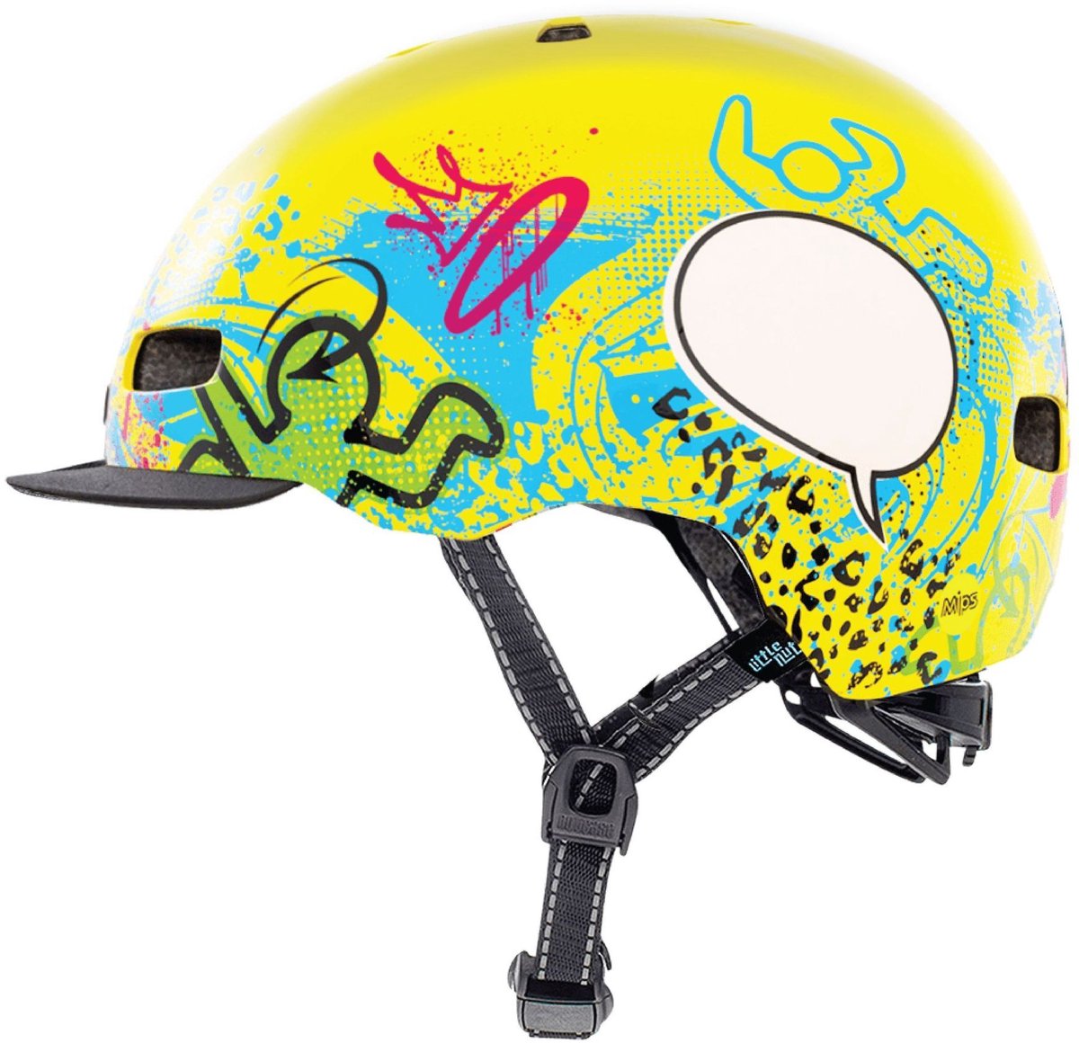 Nutcase Little Nutty Yo-self Mips Helm Geel XS