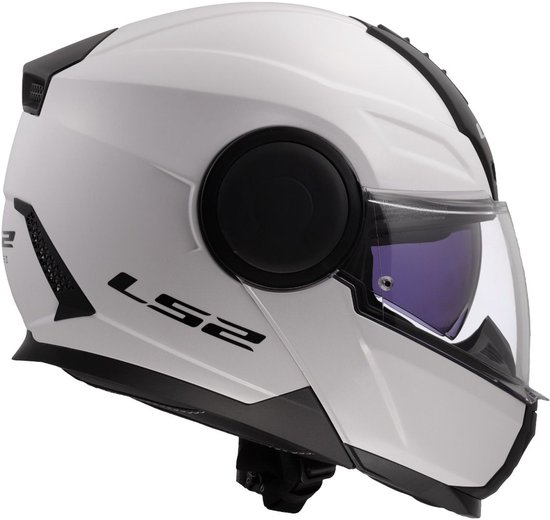 Casque système LS2 FF902 Scope II blanc brillant uni XL