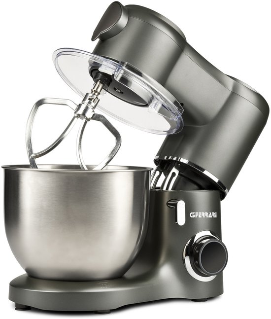G3 Ferrari Pastaio Keukenmachine - Planetary Stand Mixer 7L - 6 Snelheden - 1800W - Inclusief Mengkom en Accessoires van Merkloos — afbeelding 5