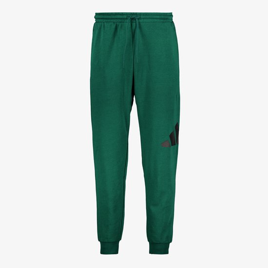 Adidas heren joggingbroek groen zwart - Maat M