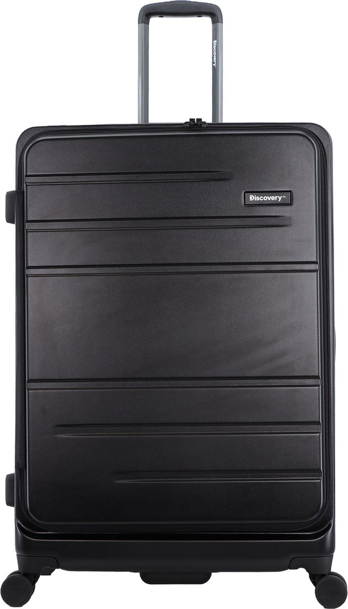 Discovery - Patrol | Harde Koffer / Trolley / Reiskoffer - (78cm) Large - Antraciet - Antraciet / Large