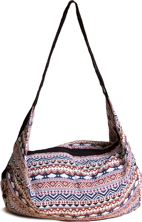 PANASIAM Sac Gym Geometrix En Coton Naturel - Motifs Japonais Traditionnels