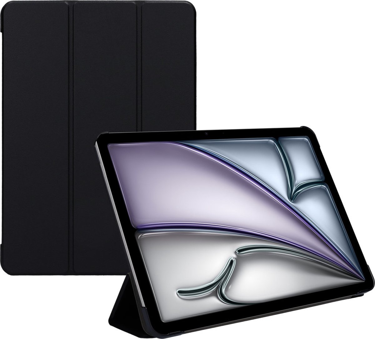 Mobiparts Tablet Stand Case geschikt voor geschikt voor Apple iPad Air 11 (2024-2026) - Zwart (bulk)