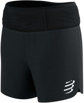 Short de course sur sentier pour femme - Noir