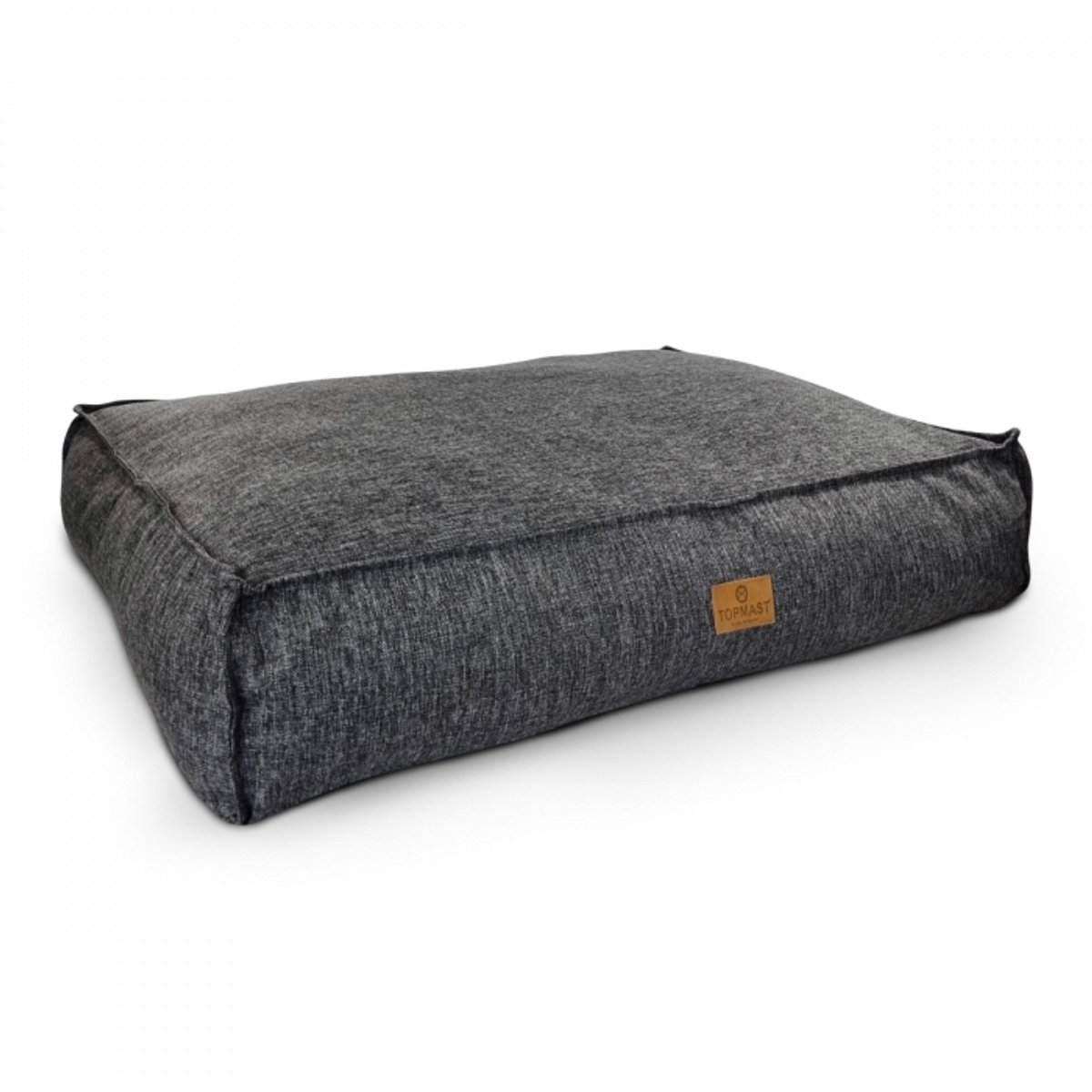 Topmast Orthopedisch Hondenkussen Riva - Extra Dik Matras - High Sensitive foam - Antraciet - 100 x 70 x 27 cm