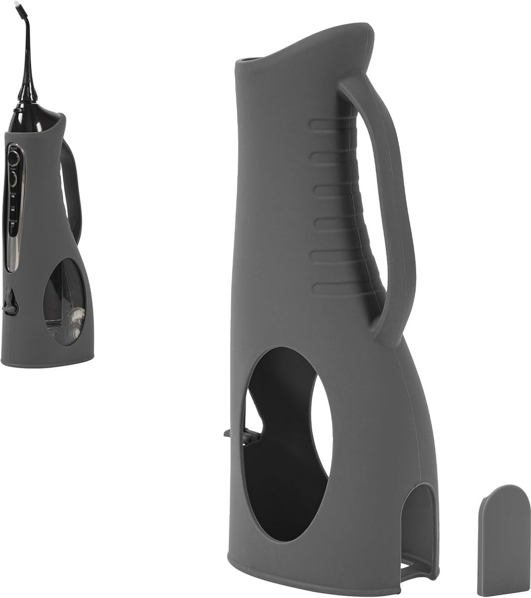 Waterflosser Beschermhoes voor Draagbare Monddouche 300ML - Siliconen Draagbare Houders met Handvat
