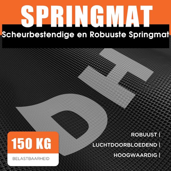 LIFERUN Kleine trampoline indoor 101 cm, mini fitness