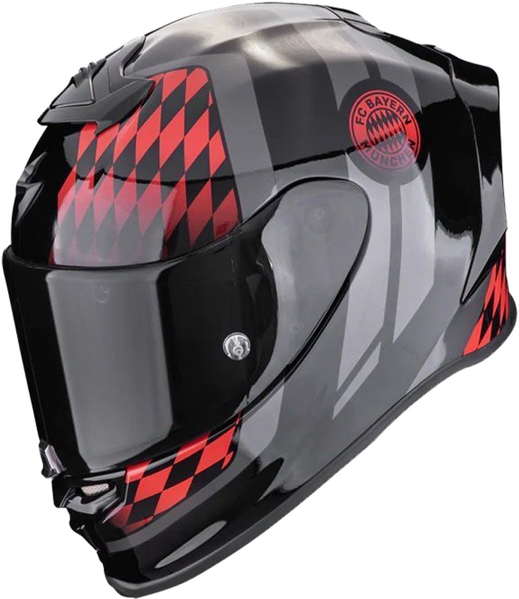 Scorpion EXO-R1 Evo Air FC Bayern Zwart Rood Integraalhelm - Helm