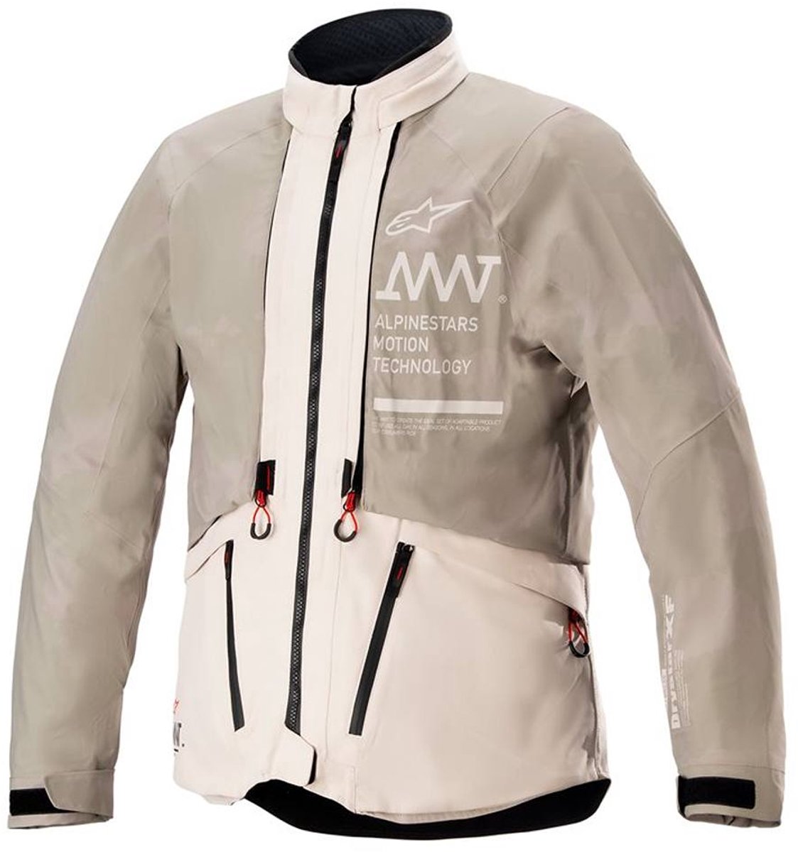 Alpinestars AMT-10 Lab Drystar XF Jas Wit Zand Aluminium Camo - Jas