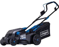 Scheppach BC-MP380-X Accu Grasmaaier - 2x20V - Mulchfunctie - 38cm maaibreedte - 6 instelbare maaihoogtes: 27-75mm - Voor tuinen tot 500m² 45L opvangbak -