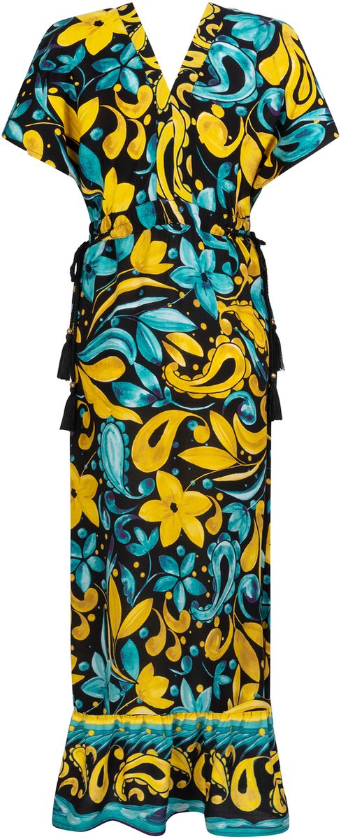 Chic by Lirette - Kimono jurk Frangipani - Tealsun - XL