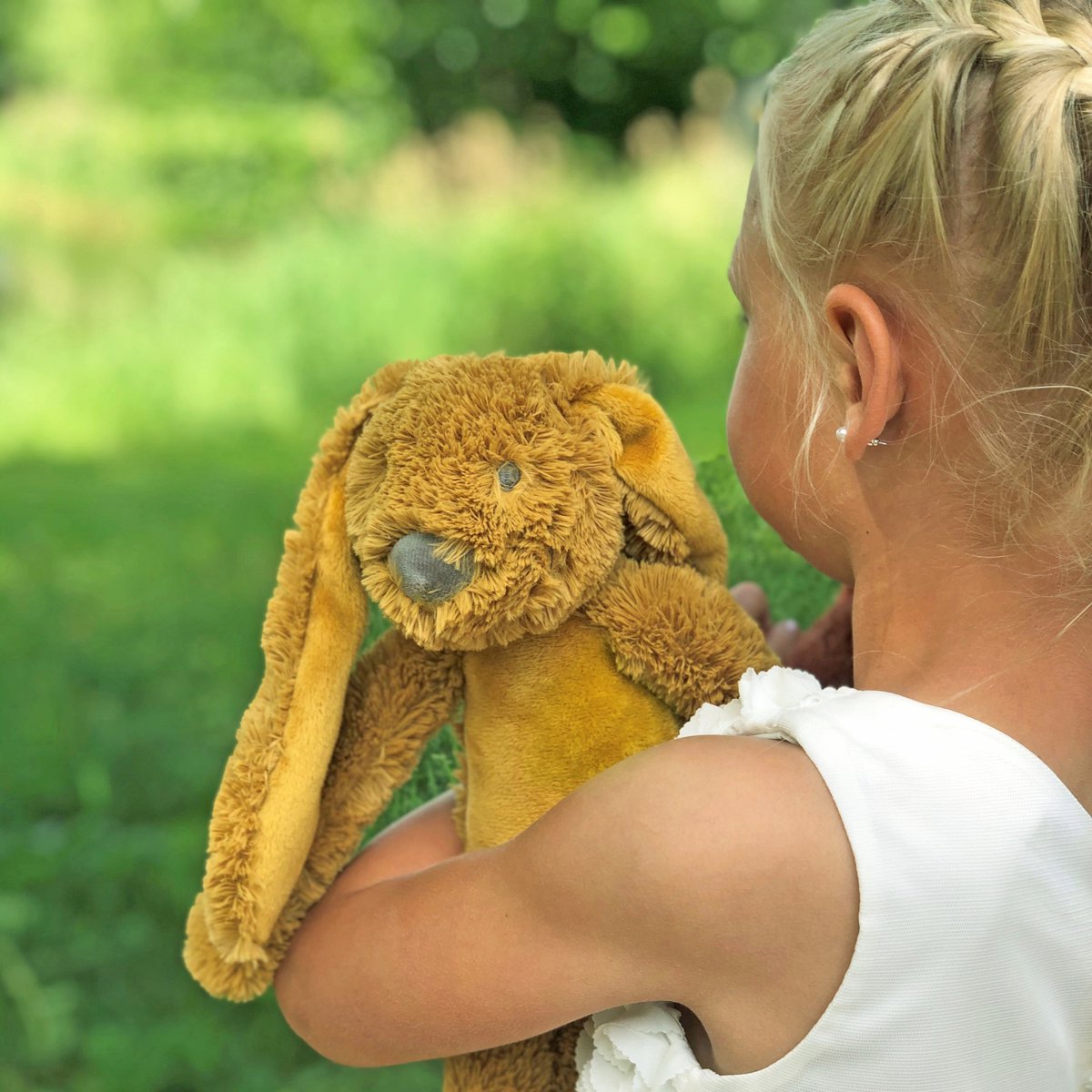 Happy Horse Konijn Richie Knuffel 28cm - Okergeel - Baby knuffel — afbeelding 8