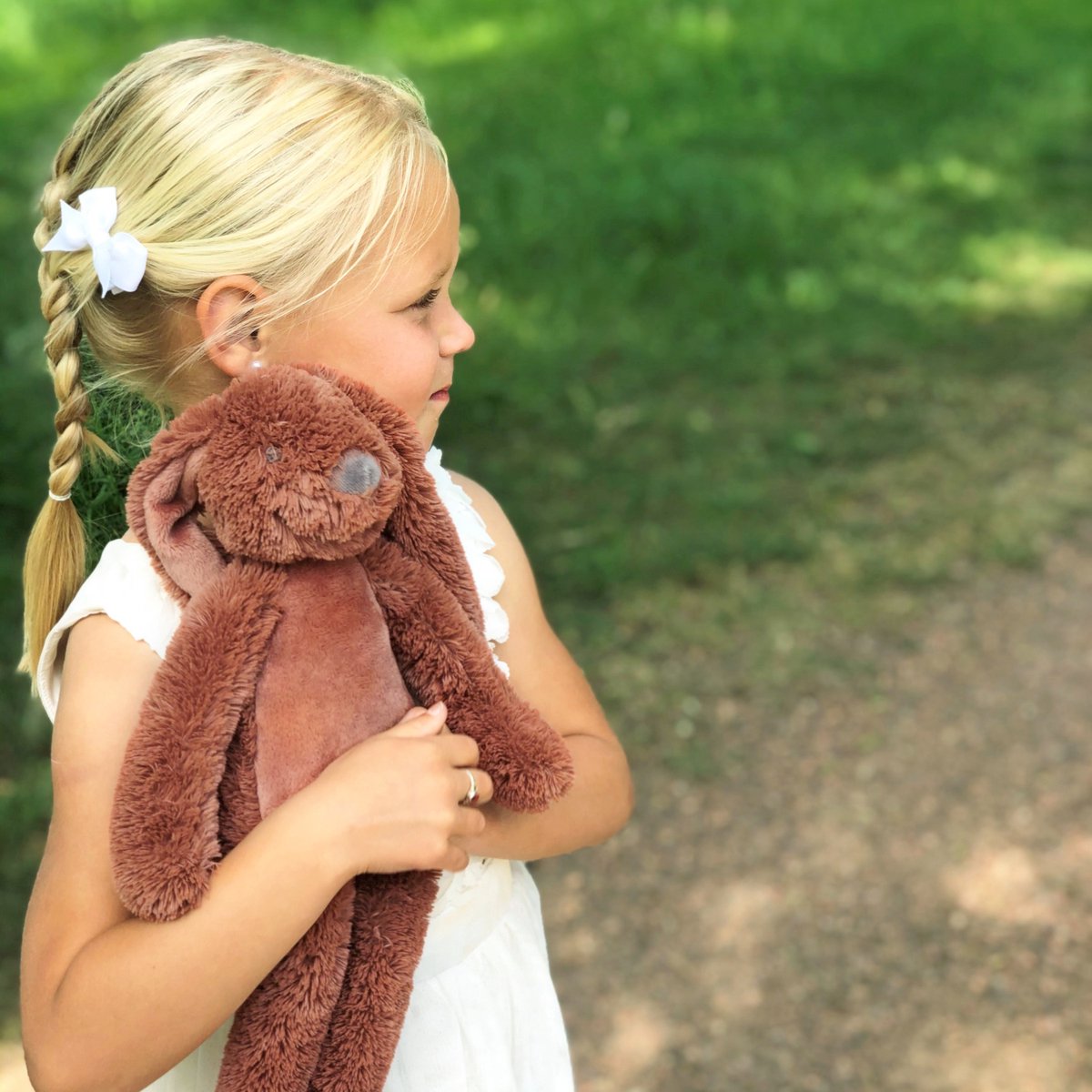 Happy Horse Konijn Richie Knuffel 28cm - Roestbruin - Baby knuffel — afbeelding 3