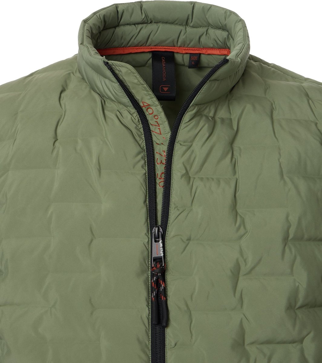 Casa Moda Bodywarmer Hybrid Olijfgroen – Heren