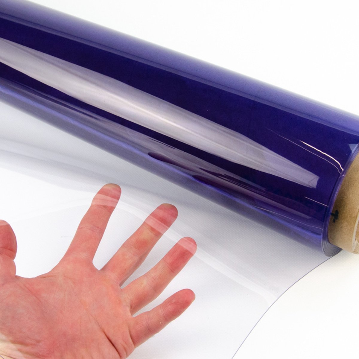 Afdekzeilwinkel.nl Transparant Raamzeil PVC - 0,75mm - 140cm - per meter