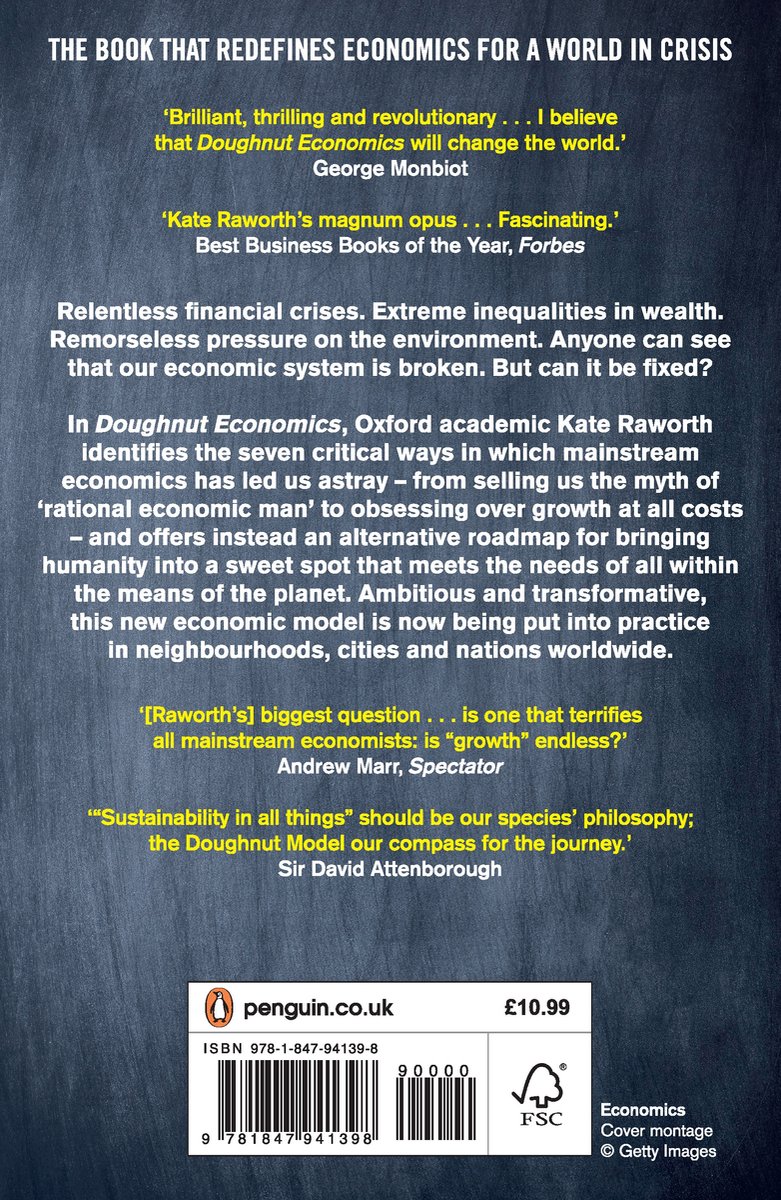 Doughnut Economics - back cover