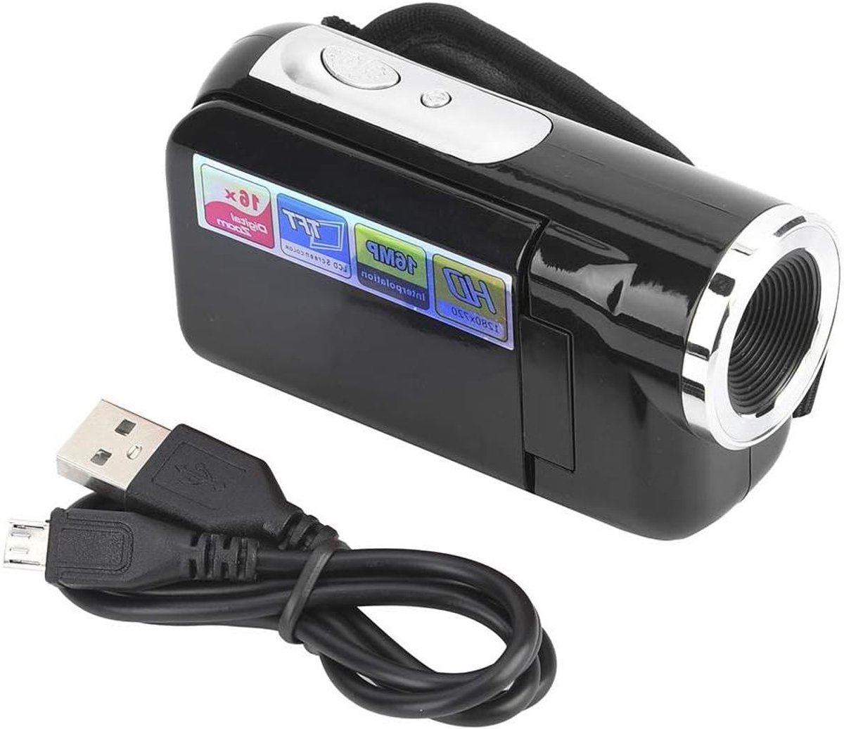 Small Size Portable Digital Video Camera for Running on Bike (Black)