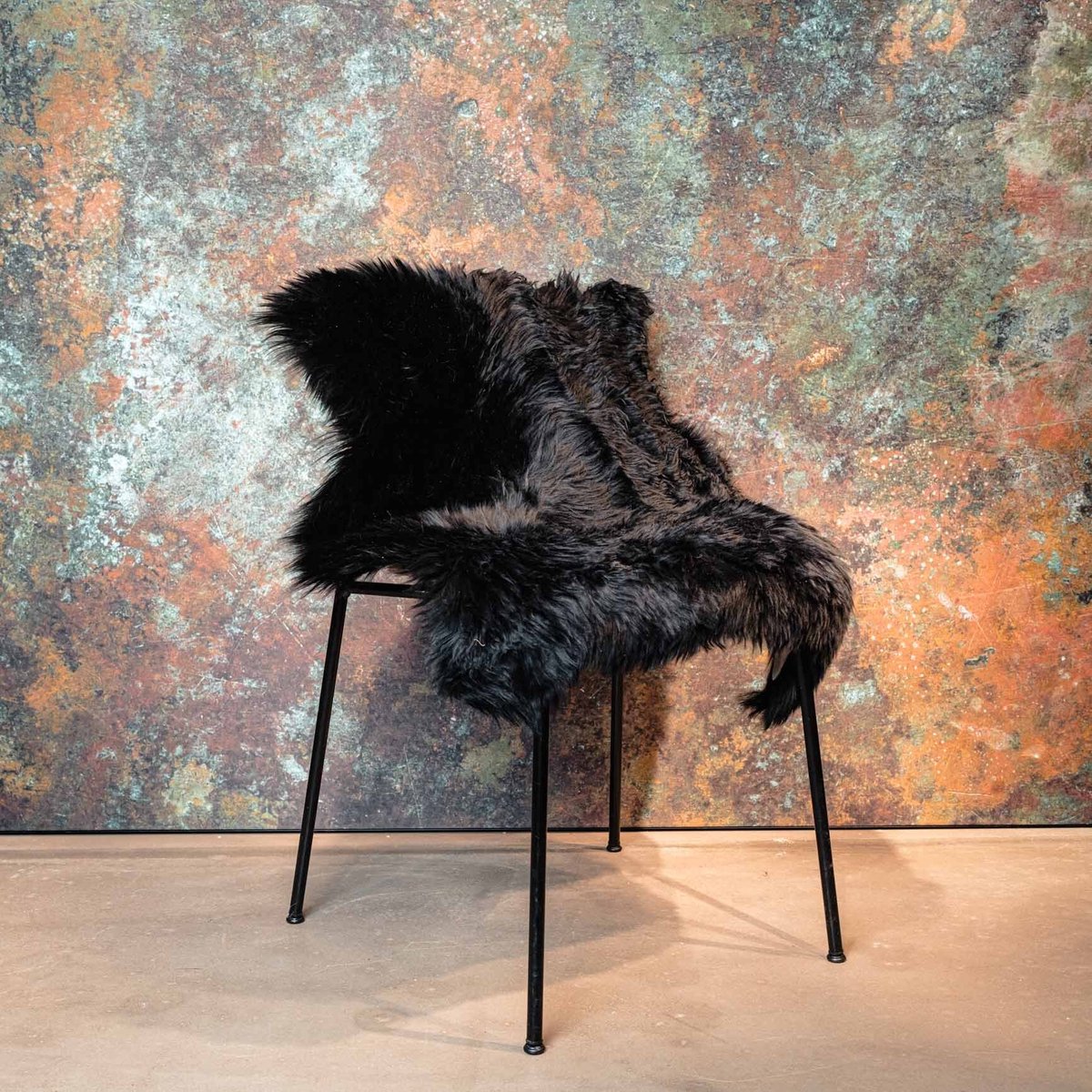 Sheepskin House - Merino Schapenvacht - Nieuw- Gekleurd - 90 cm