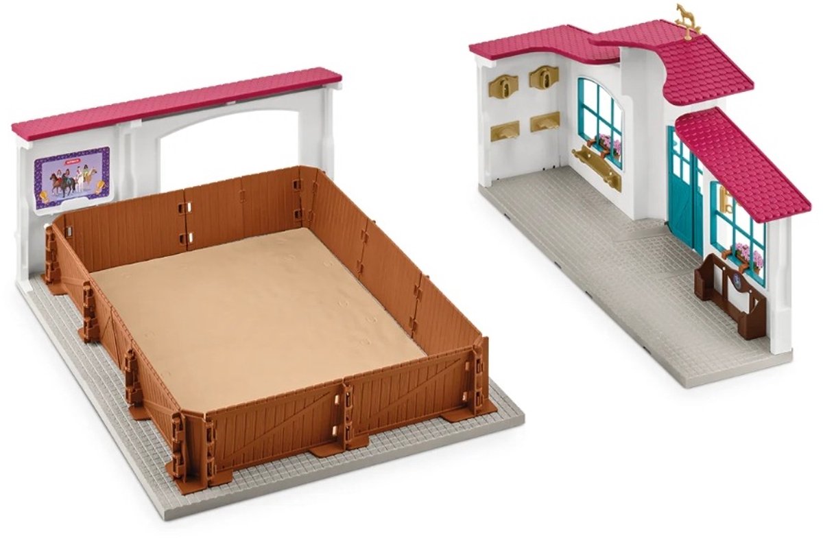 schleich HORSE CLUB Rijhal Peppertree - Paardentraining - Paardenspeelgoed - 42639 — afbeelding 18