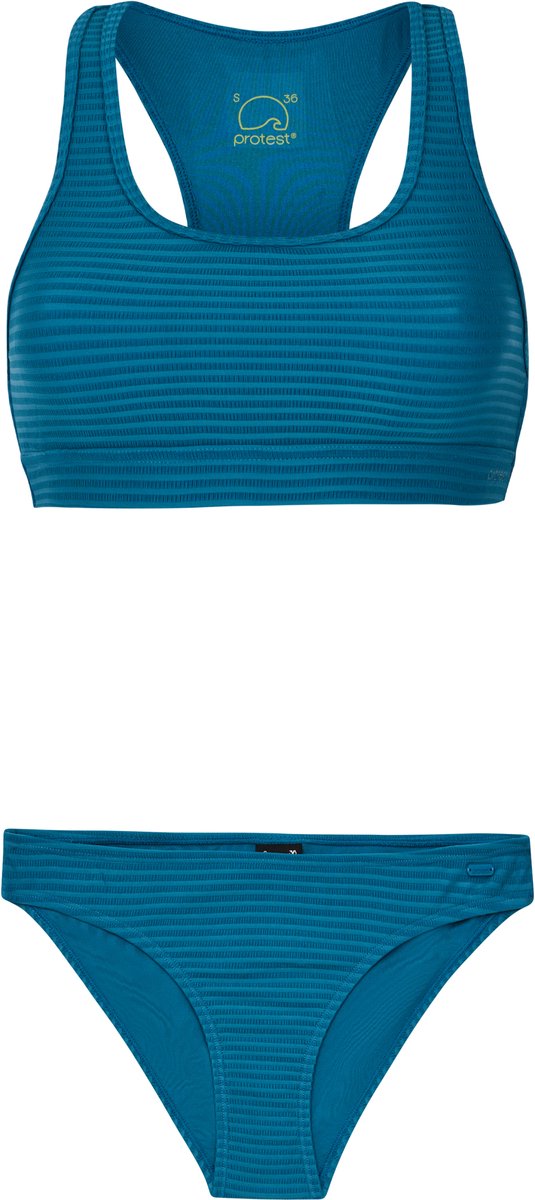 Protest PRTEager 25 – Surf bikini set Dames – Sup bikini top – Uitneembare vulling Blauw