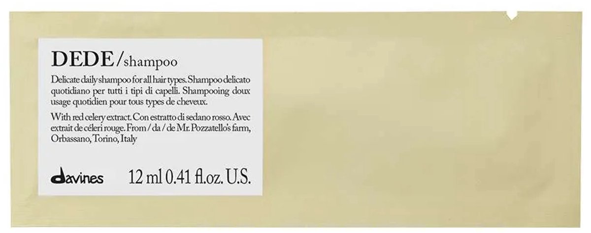 Davines Essential Haircare Dede Shampoo Stalen 12ml x 12pcs