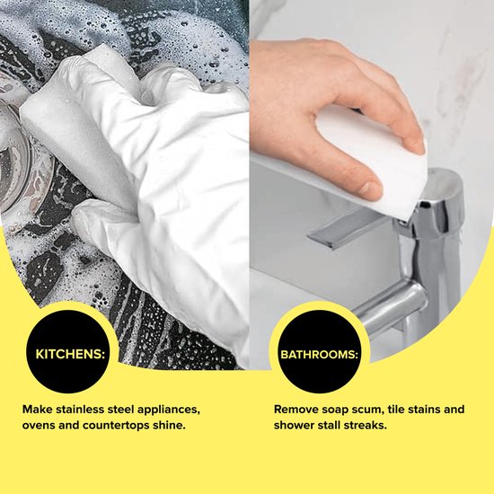 Silva 5x Wonder Sponge - Gomme à saleté tenace - Éponge nettoyante magique