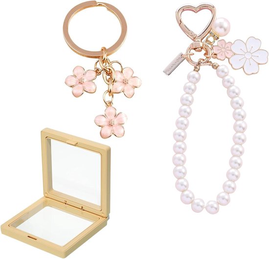Rose Camellia sleutelhanger dames meisjes parel kwastje bloem sleutelhanger tas decoratie kopen vanaf een prijs van 20