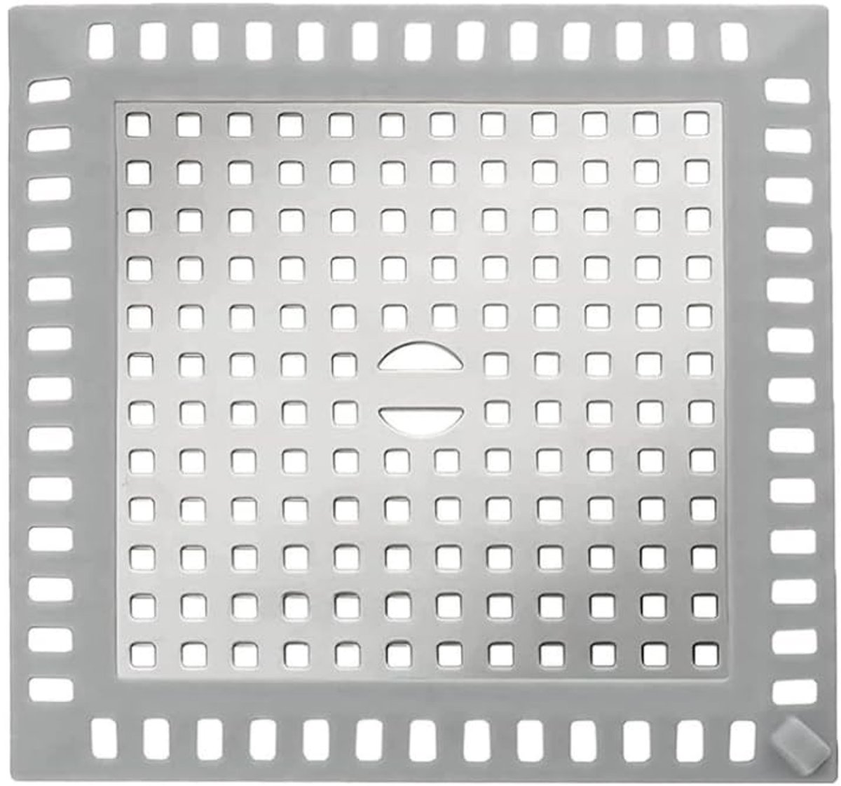 My Ninki ® Roestvrijstalen Vierkante Douche- en Vloerafvoerzeef voor Badkamer en Keuken, Haarvanger en Afvoerdeksel