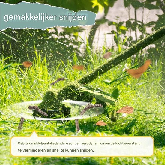 Spoelrandlijn - Compatibel met Black en Decker - Ø1,65 mm - Met 9 m randlijn - Bevat 1 vervangende spoelkap en 1 vervangende veer - 6 stuks van WiKi_PRO — afbeelding 2