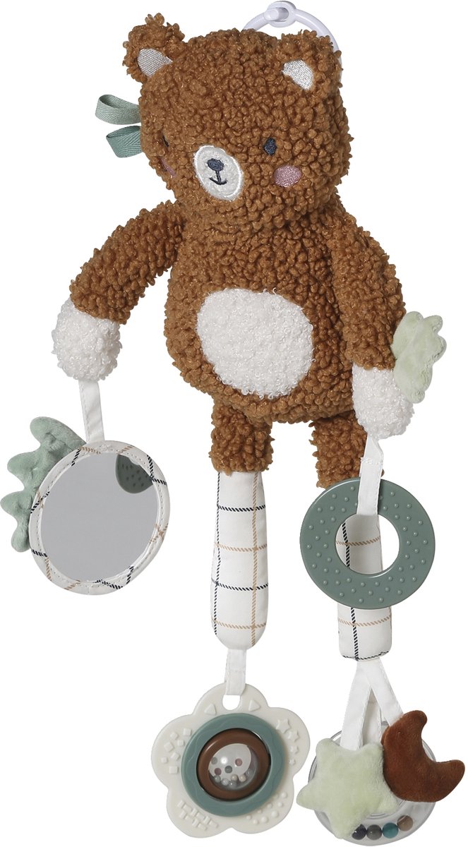 Vertbaudet Kleine activiteitenknuffel beer GREEN FOREST — afbeelding 3