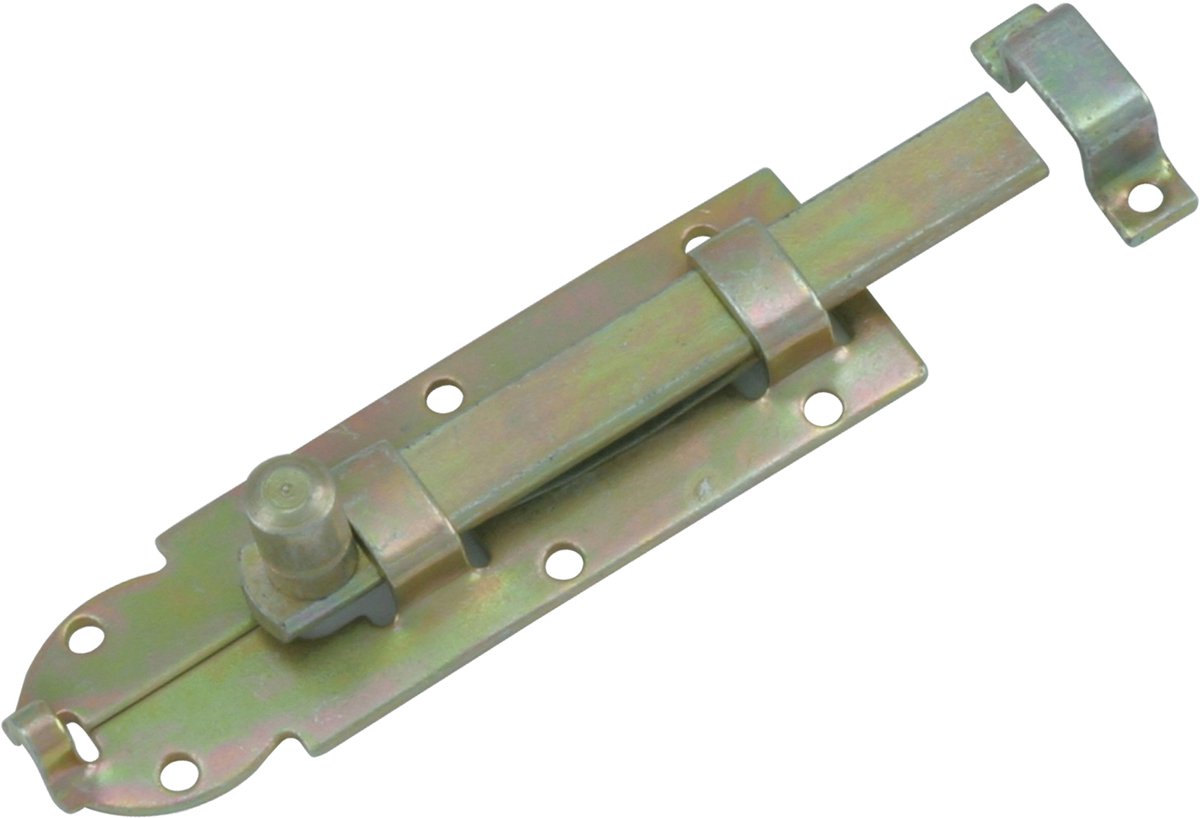 Schuif vlak geel verzinkt 60mm