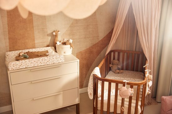 Jollein Aankleedkussenhoes Jersey 50x70cm - Zachte Hoes Baby Aankleedkussen - Bloomy — afbeelding 5