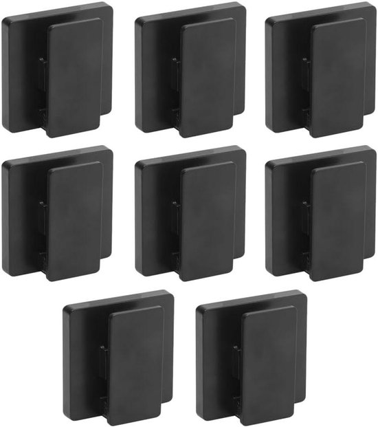 20 stuks zelfklevende veerclips, zelfklevende veerklemmen, transparante kleefklemmen, kunststof fotoclips, wandclips, wandclips, decoratieve clip voor fotodocumenten, thuis, kantoor