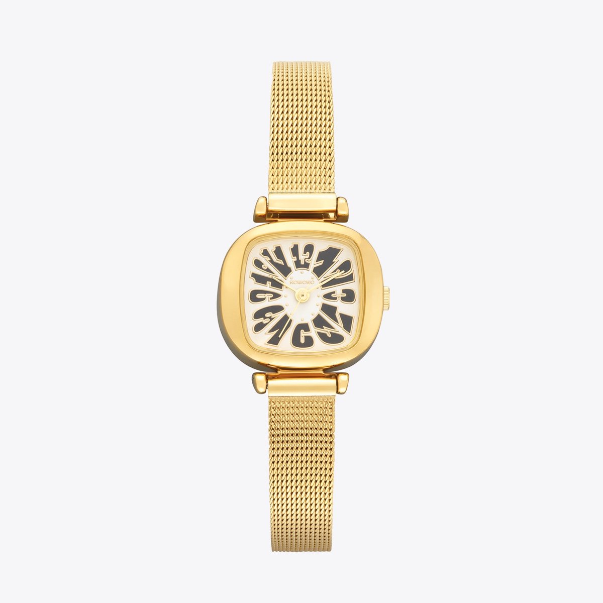 Komono Moneypenny Flower Royale Gold Noir Horloge Goud