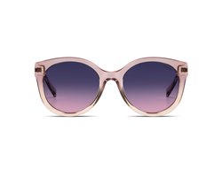 KOMONO Ellis Metal Zonnebrillen Dames - Rosegoud - Maat ONESIZE
