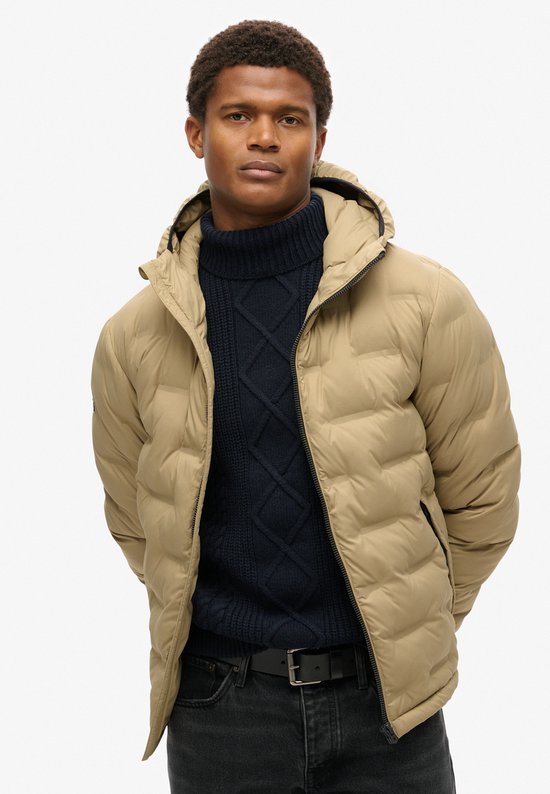 Superdry - Gewatteerde pufferjas met capuchon - Heren - Gewatteerde jassen